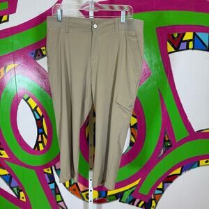 Riders by Lee, Tan Elastic Waist Comfy Pants. Size 12. In excellent condition!